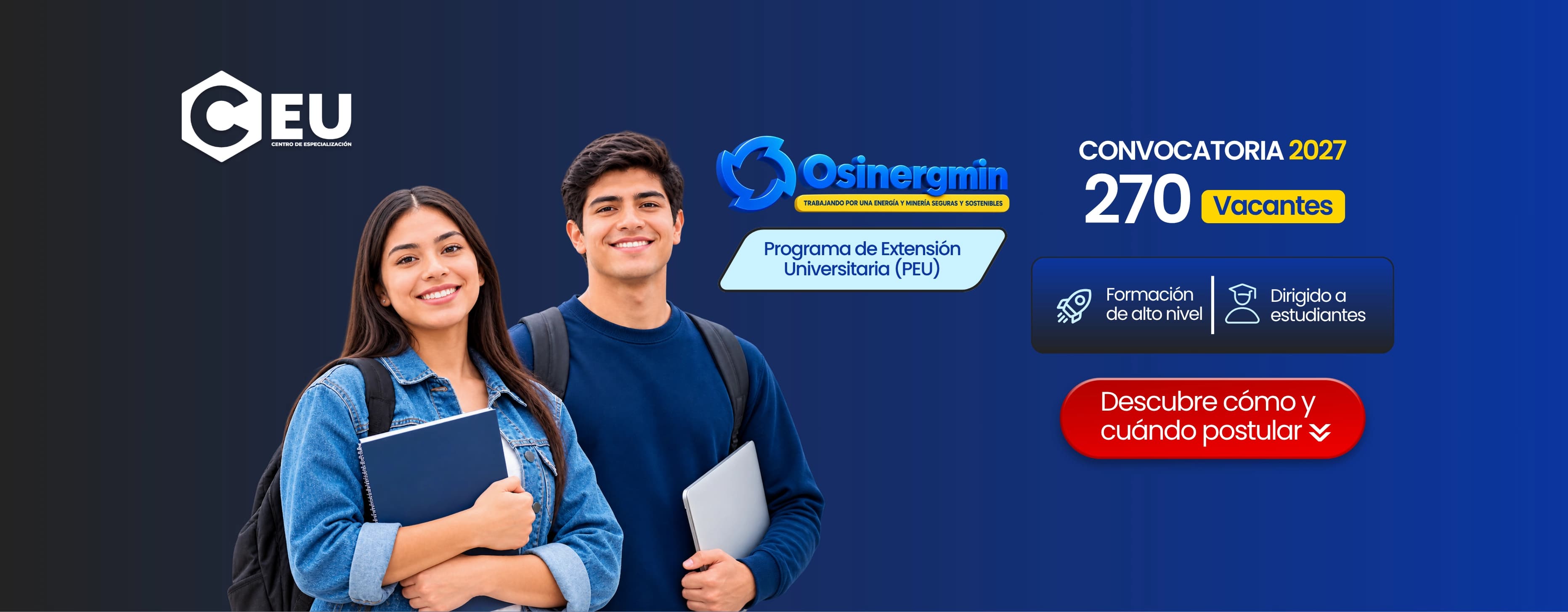 PEU Osinergmin 2027: postula a una de las 270 becas gratuitas y conoce los requisitos y fechas del examen