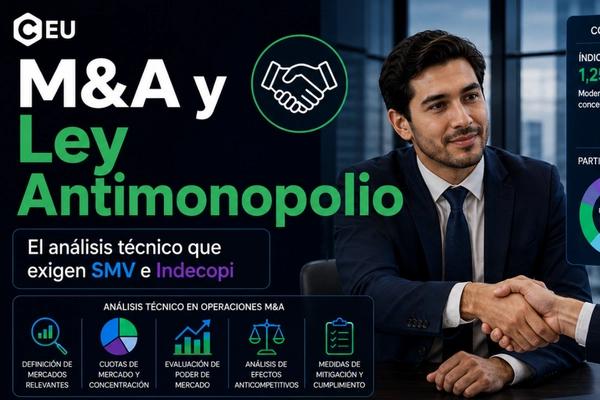 Fusiones, Adquisiciones (M&A) y Ley Antimonopolio: El análisis técnico que exigen SMV e Indecopi