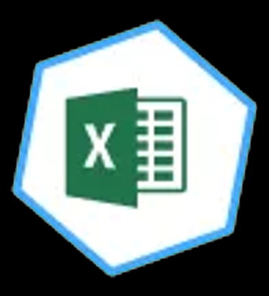 Badge decorativo de Excel