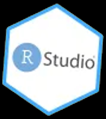 Badge decorativo de RStudio