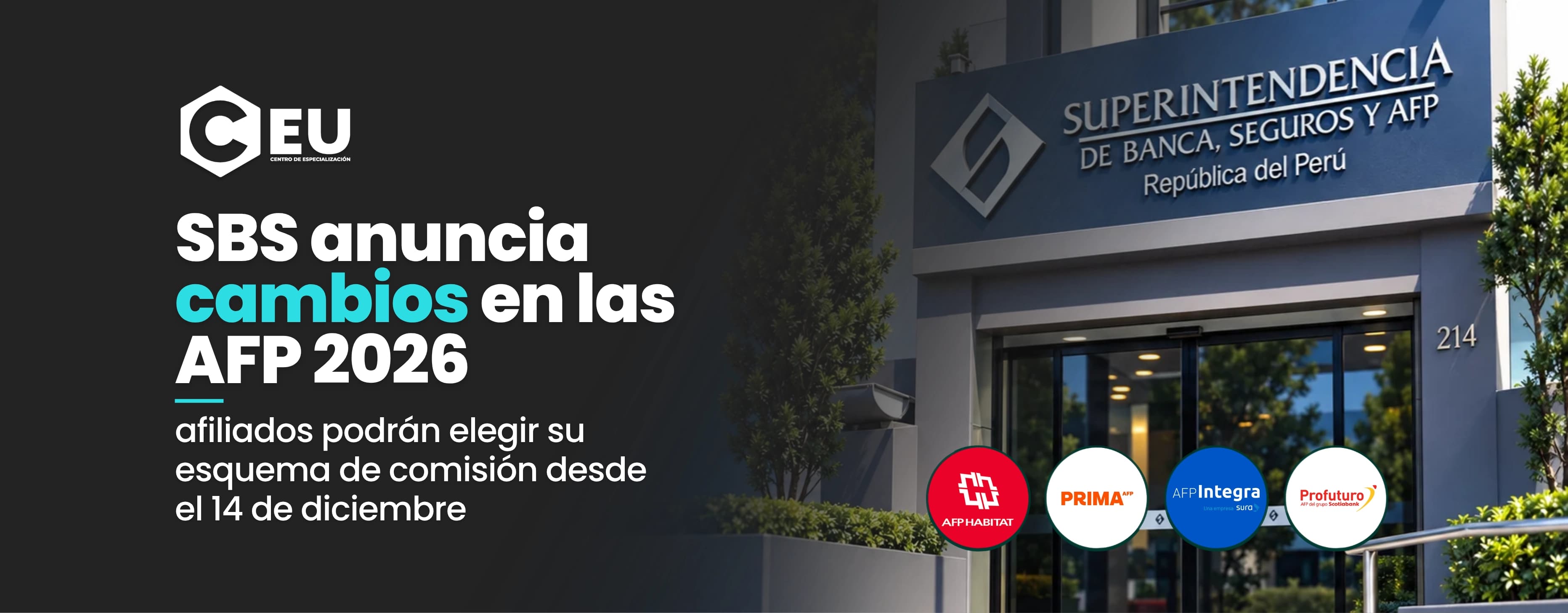 SBS anuncia cambios en las AFP 2026: afiliados podrán elegir su esquema de comisión desde el 14 de diciembre