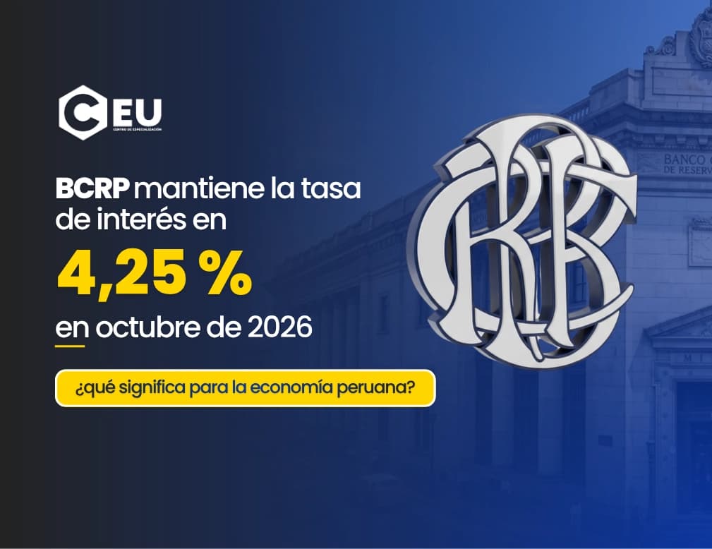 BCRP mantiene la tasa de interés en 4,25 % en octubre de 2026: ¿qué significa para la economía peruana?